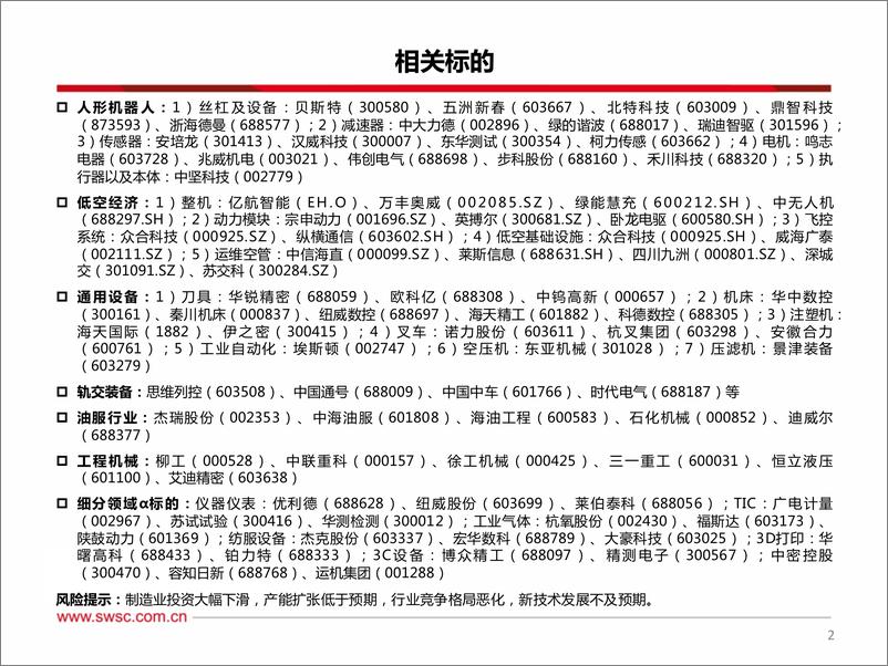 《机械行业2025年投资策略：攻守兼备，聚焦新质生产力和顺周期-250108-西南证券-137页》 - 第3页预览图