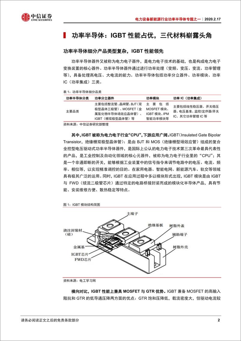 《电力设备及新能源行业功率半导体专题之一：IGBT中高压前景广，新格局望重塑-20200217-中信证券-32页》 - 第8页预览图