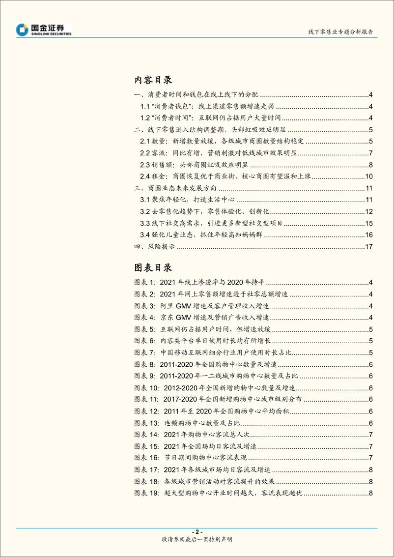 《零售行业专题分析报告：线下商圈结构调整，“去零售化”体验突围-国金证券》 - 第2页预览图