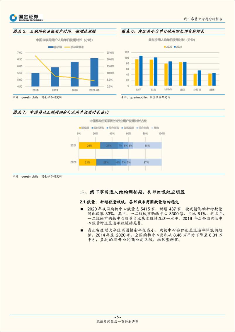 《零售行业专题分析报告：线下商圈结构调整，“去零售化”体验突围-国金证券》 - 第5页预览图