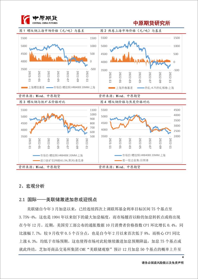 《钢材月报：政策暖风频吹，强预期支撑钢价-20221116-中原期货-16页》 - 第5页预览图