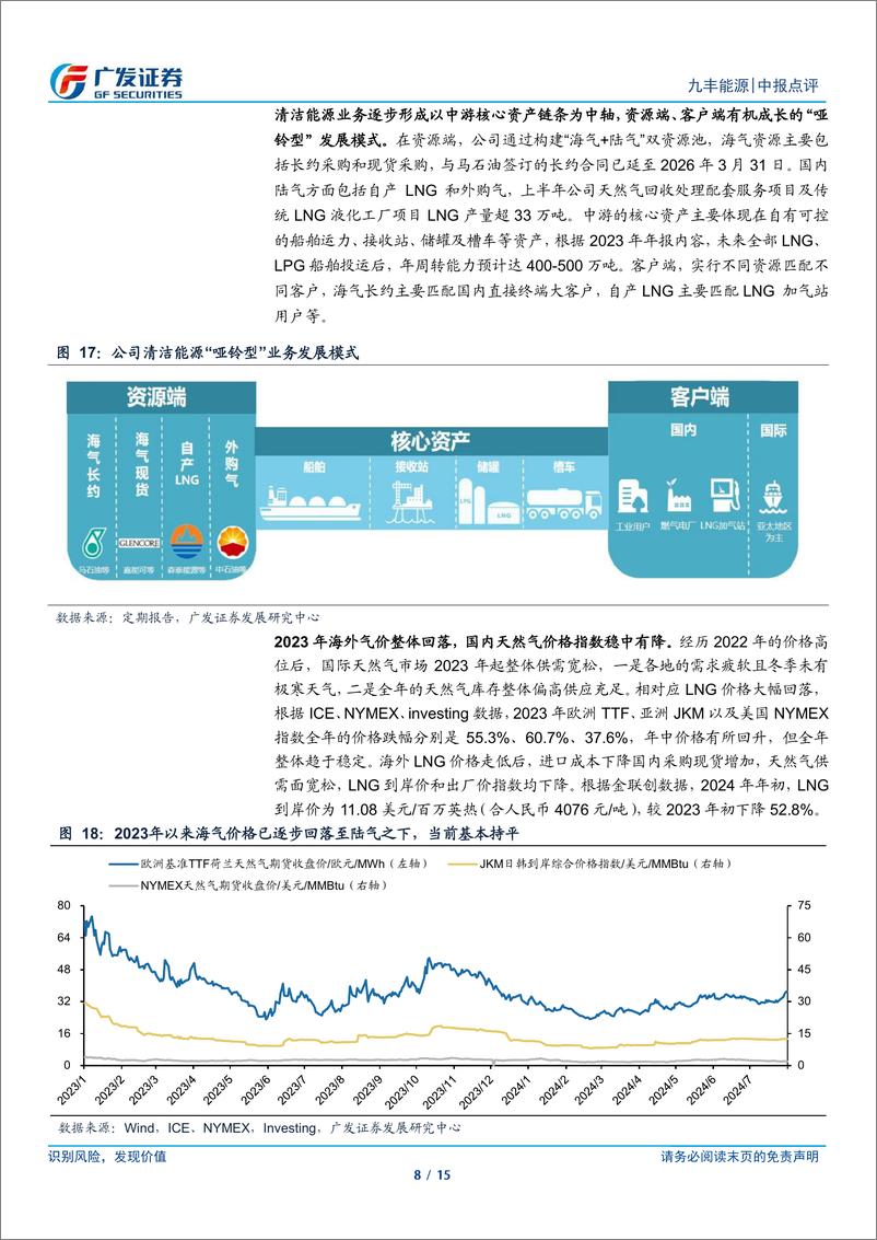 《九丰能源(605090)能服%2b特气加速成长，稳定分红兼顾成长-240820-广发证券-15页》 - 第8页预览图