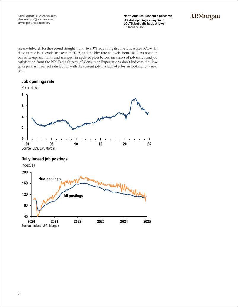 《JPMorgan Econ  FI-US Job openings up again in JOLTS, but quits back at lows-112674967》 - 第2页预览图