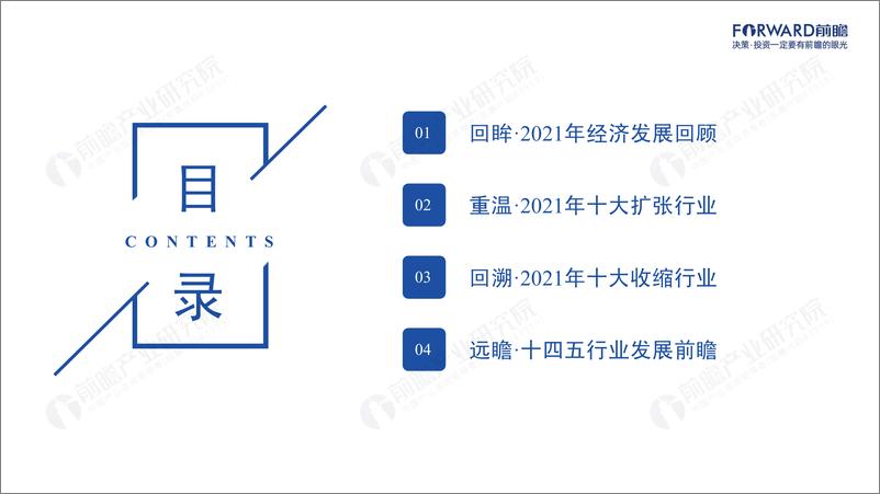 《2021十大扩张、收缩行业数据全景报告-前瞻产业研究院-2022-77页》 - 第3页预览图