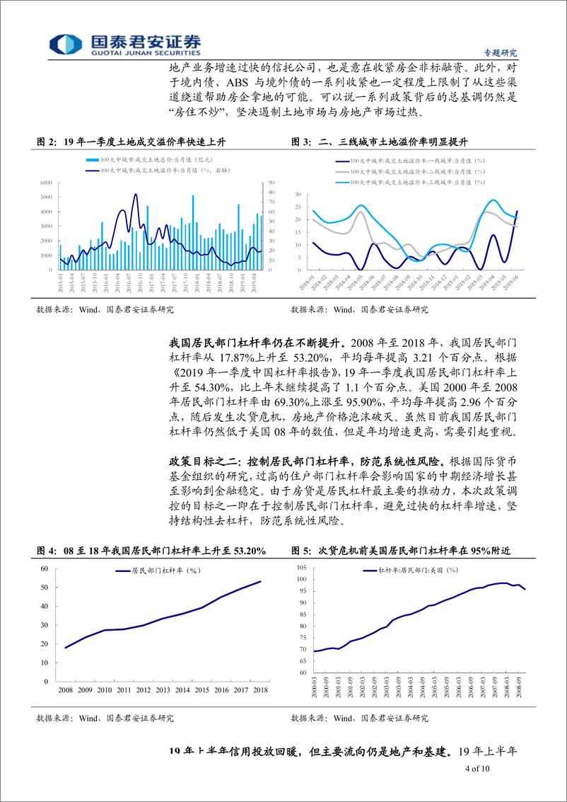 《专题研究：如何看待近期地产融资政策收紧-20190715-国泰君安-10页》 - 第5页预览图