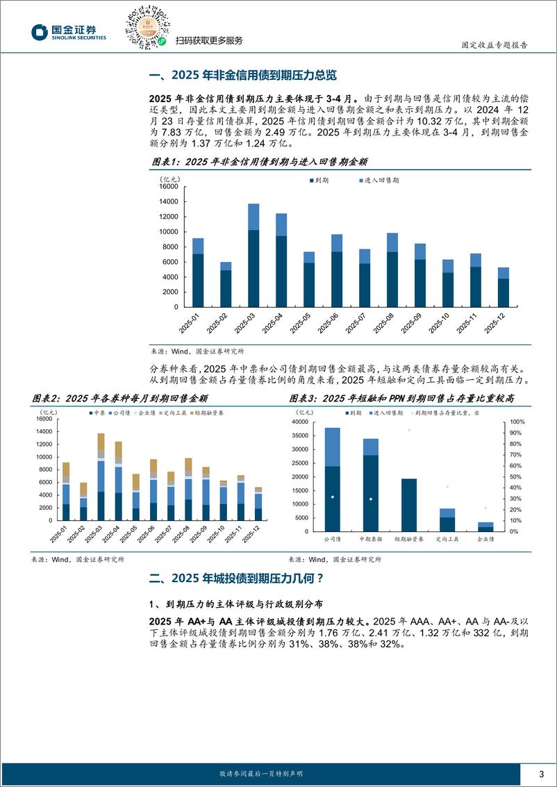 《固定收益专题报告：2025年信用债到期压力几何？-241225-国金证券-10页》 - 第3页预览图