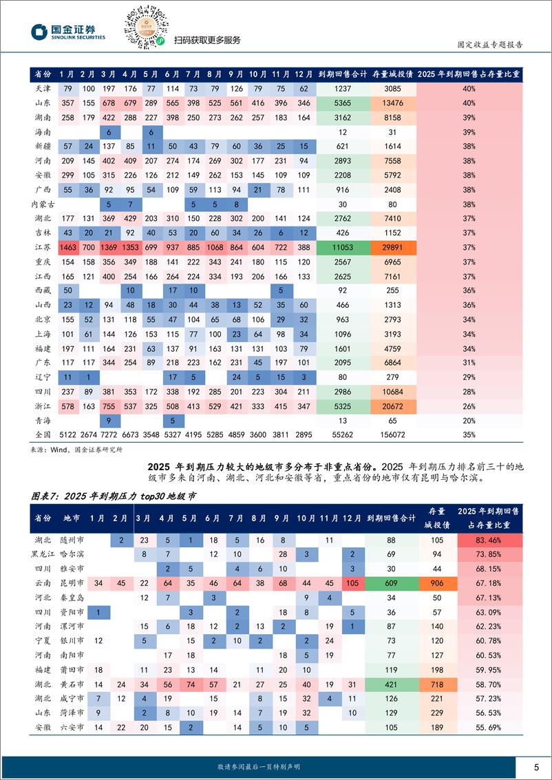 《固定收益专题报告：2025年信用债到期压力几何？-241225-国金证券-10页》 - 第5页预览图