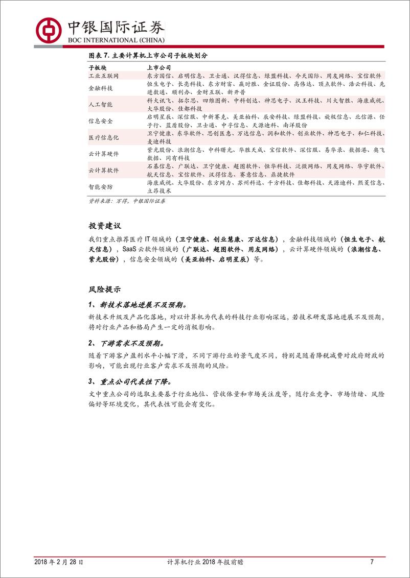 《计算机行业2018年报前瞻：商誉阵雨后，再看业绩彩虹-20190228-中银国际-10页》 - 第8页预览图