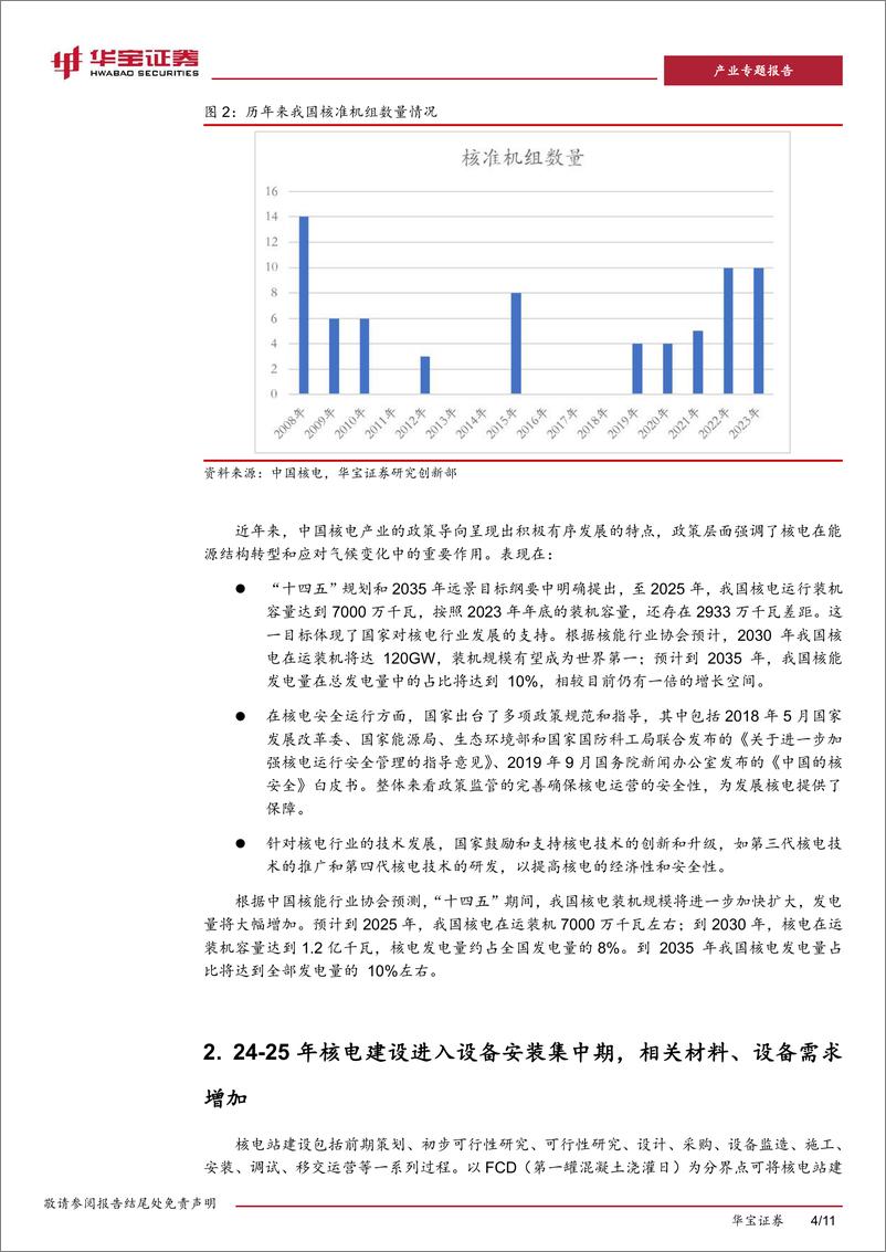 《钢铁产业专题研究报告：核电投资进入高峰，带动相关钢铁材料需求》 - 第4页预览图