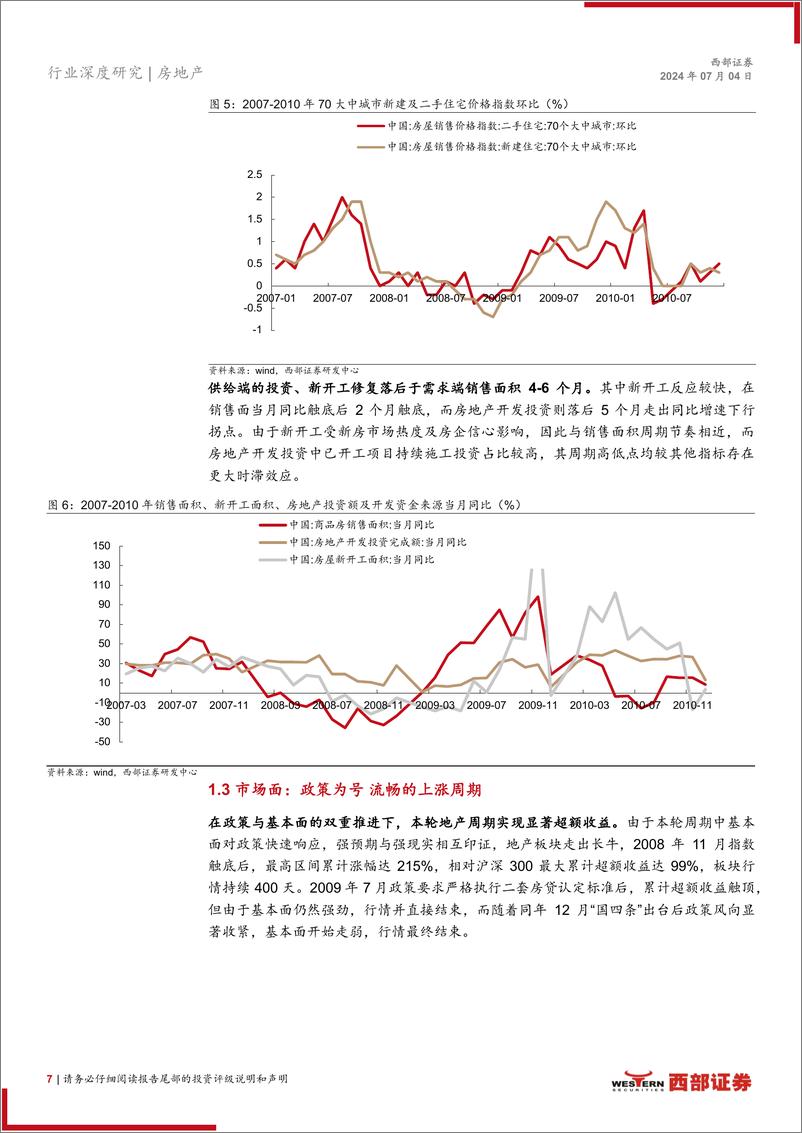 《房地产行业地产历史周期复盘：变化的周期，不变的交易-240704-西部证券-26页》 - 第7页预览图