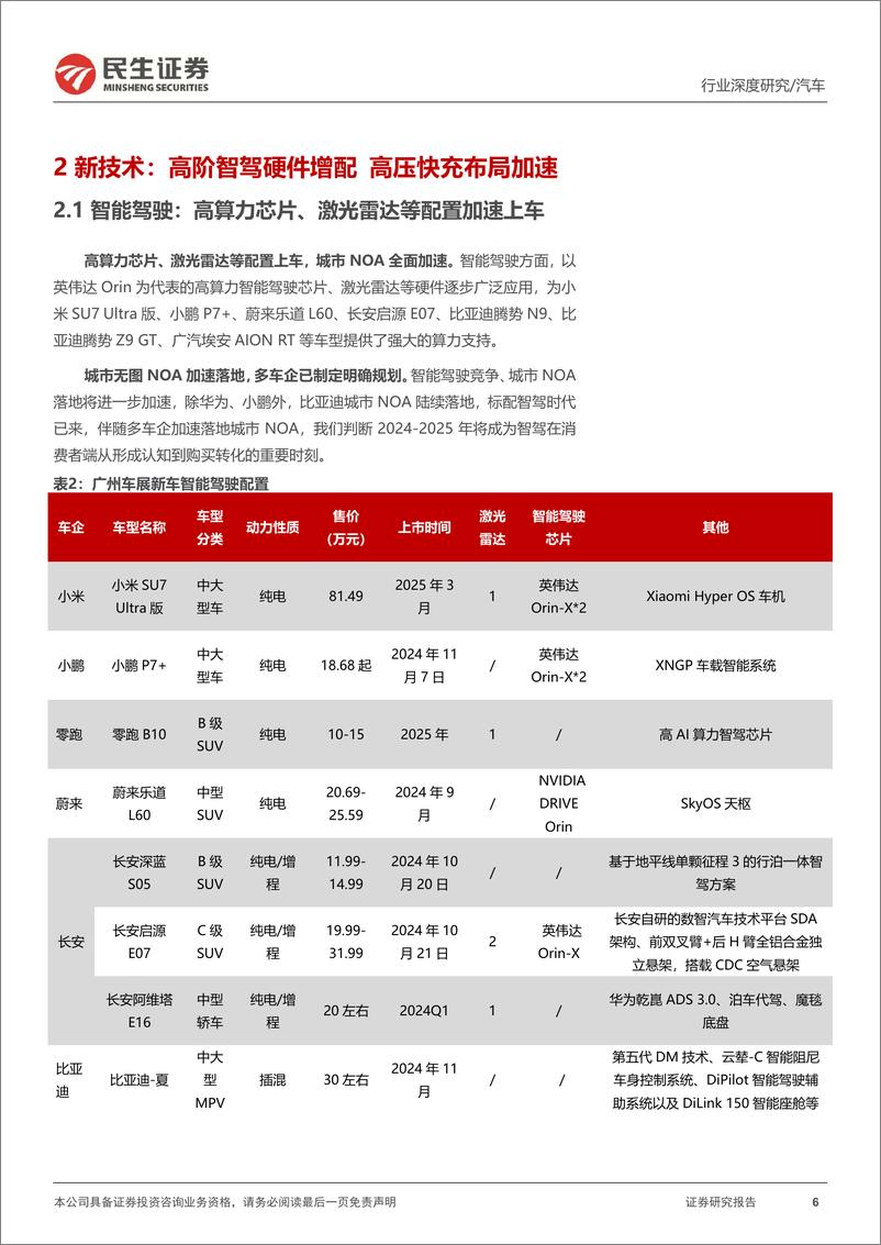 《汽车行业系列深度八：广州车展前瞻，新科技新生活，自主发力高端-241113-民生证券-32页》 - 第6页预览图