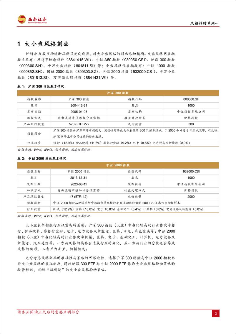 《风格择时系列一：审时度势，趋势共振量化大小盘风格轮动策略-240522-西南证券-35页》 - 第6页预览图