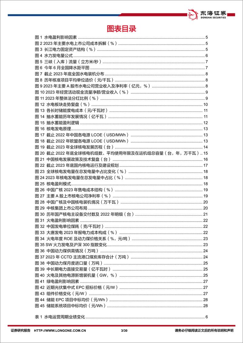 《电力行业深度报告系列二：盈利确定性配合产能扩张，政策推进行业估值体系重塑-240711-东海证券-30页》 - 第3页预览图