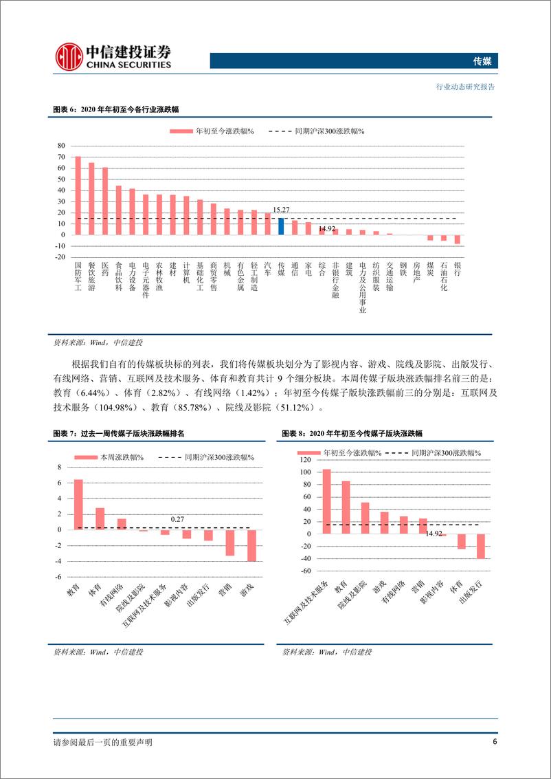 《传媒行业：中报披露期关注高景气度下的游戏、视频、数字阅读板块及边际改善的营销、影视板块-20200809-中信建投-29页》 - 第7页预览图