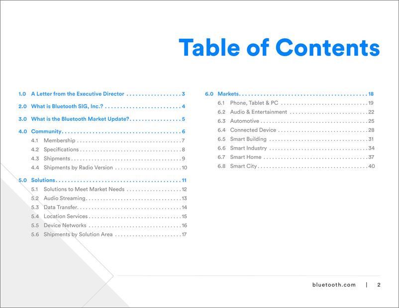《Bluetooth-2019蓝牙市场报告（英文）-2019.7-43页》 - 第3页预览图