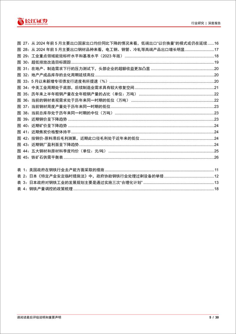 《钢铁行业2024年度中期投资策略：峰回路转-240715-长江证券-30页》 - 第5页预览图