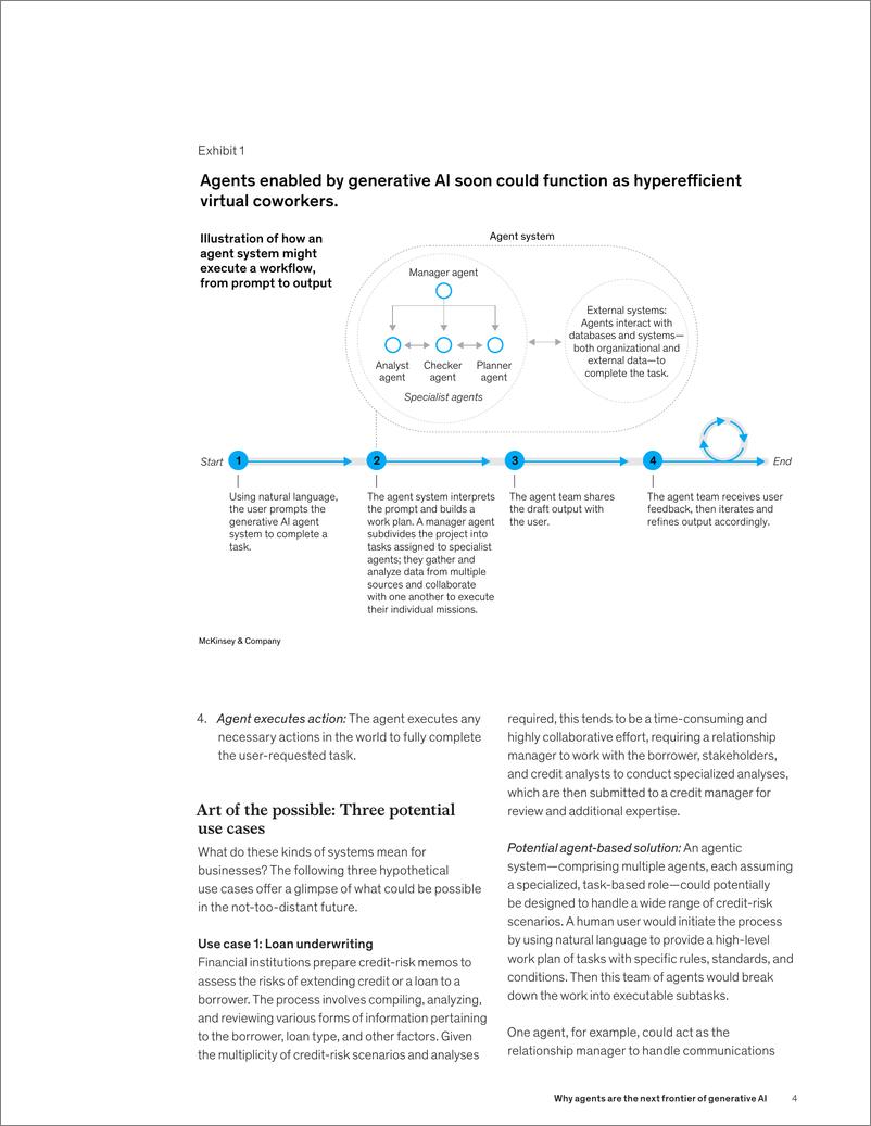 《麦肯锡-为什么代理是生成式人工智能的下一个前沿（英）-2024.7-8页》 - 第4页预览图