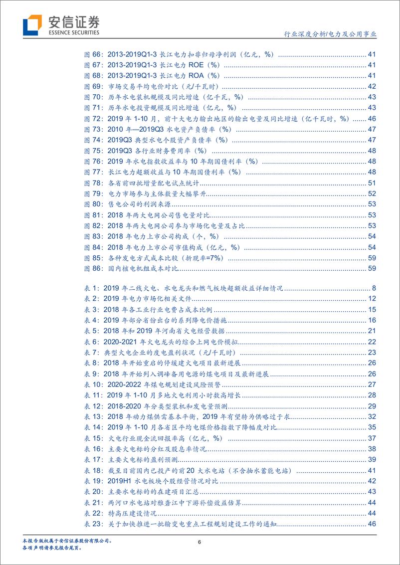 《电力行业2020年度投资策略：火电估值底部，水电强者恒强-20191204-安信证券-62页》 - 第7页预览图