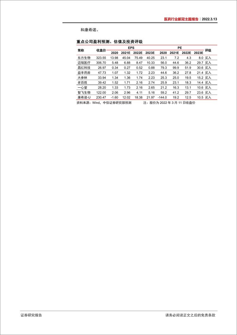 《医药行业新冠主题报告：内地抗原检测催生千亿产业链，短期看检测，长期看疫苗-20220313-中信证券-28页》 - 第3页预览图