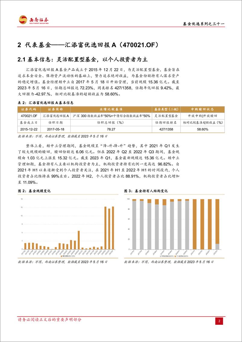 《基金优选系列之三十一：汇添富基金赖中立，深耕中游制造，长期超配新能源-20230616-西南证券-24页》 - 第7页预览图