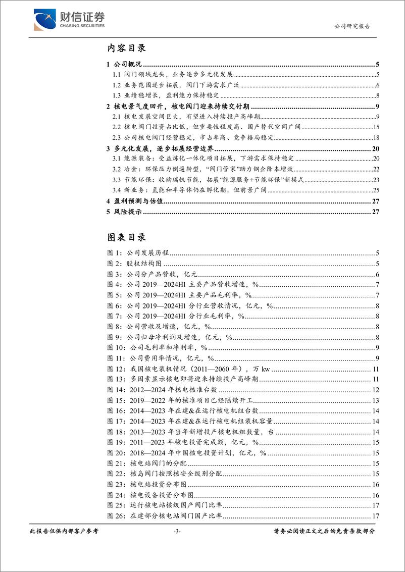 《江苏神通(002438)核电拐点已至，多元发展助力业绩稳增长-241212-财信证券-29页》 - 第3页预览图