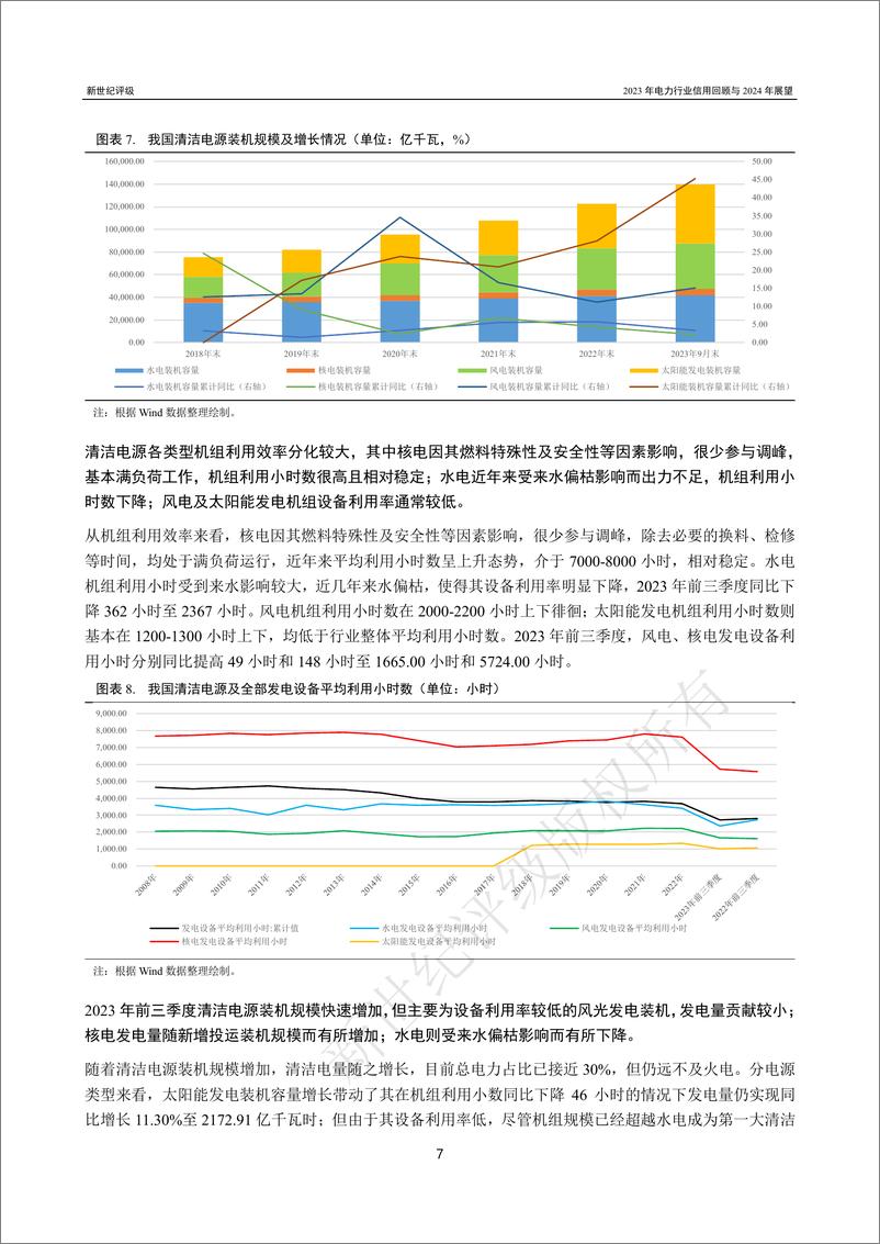 《新世纪评级：2023年电力行业信用回顾与2024年展望报告》 - 第7页预览图