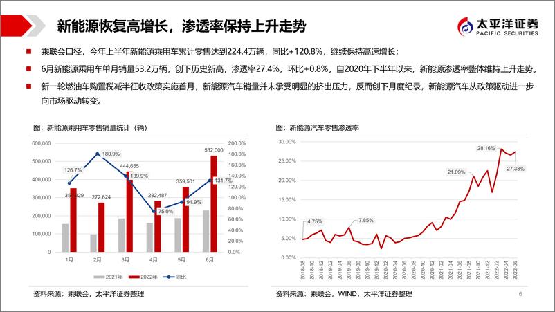 《汽车行业月度销量跟踪及投资策略：政策催化车市反弹，新能源车继续势如破竹-20220720-太平洋证券-44页》 - 第7页预览图