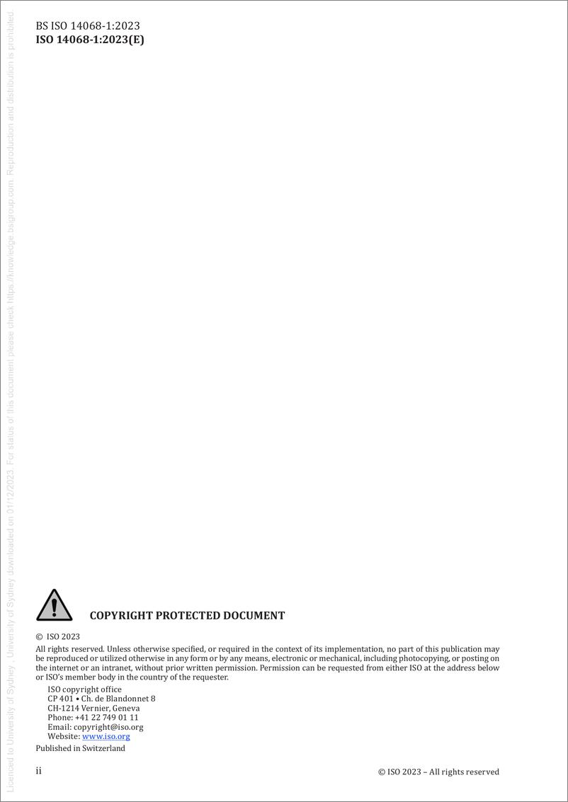 《英文版：ISO 14068-1 2023气候变化管理 向净零的过渡 第1部分：碳中和》 - 第3页预览图