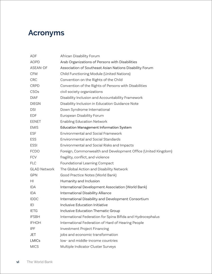 《世界银行-包容与公平之路：教育中的残疾包容——包容性教育方法论文（英）-2024-84页》 - 第6页预览图