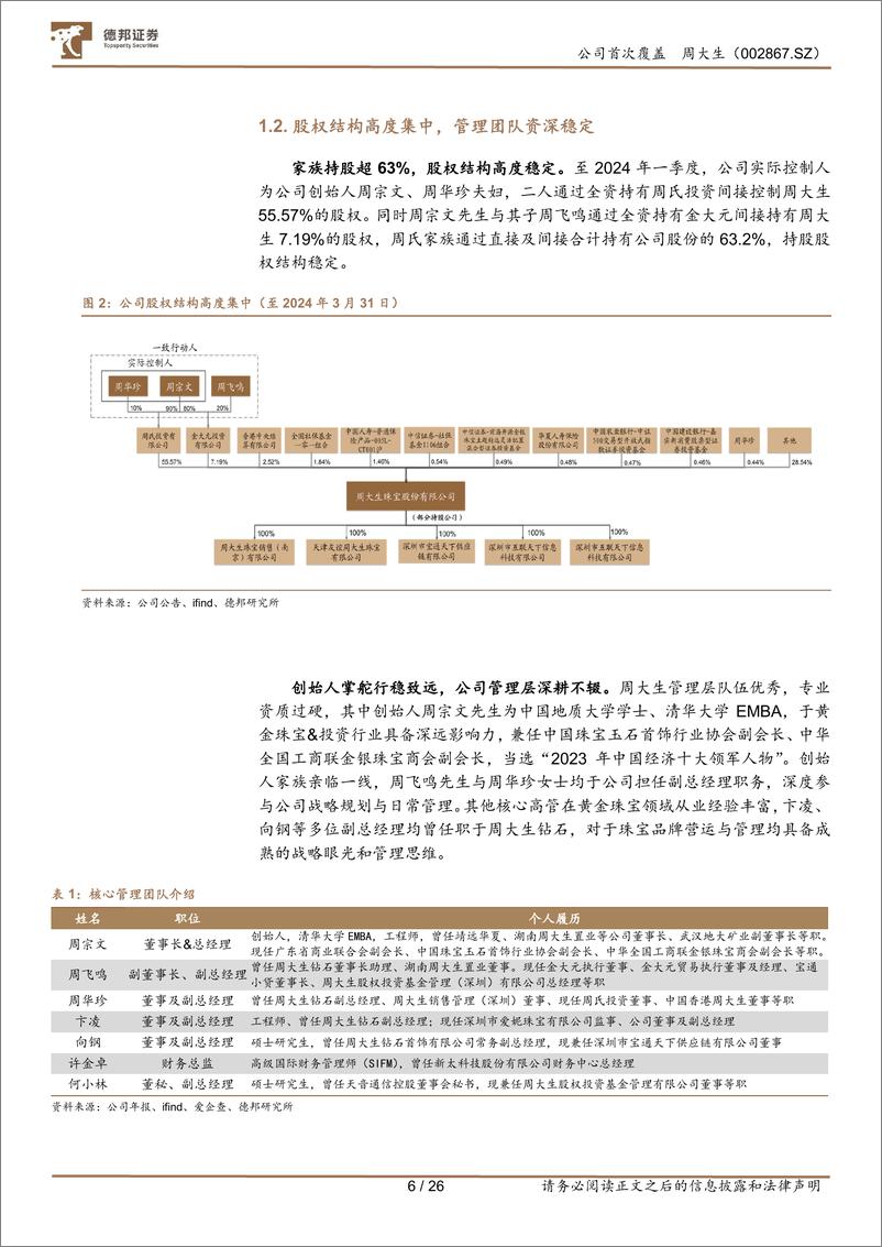 《周大生-002867.SZ-省代赋能进行时，再享产品与渠道新红利-20240603-德邦证券-26页》 - 第6页预览图