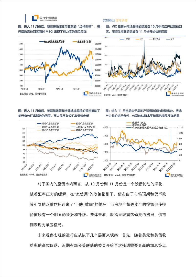 《宏观策略、大类资产配置与大宗投资机11月刊：宏观局势演变驱动“弱现实强预期”，关注政策延续性-20221129-国投安信期货-15页》 - 第4页预览图