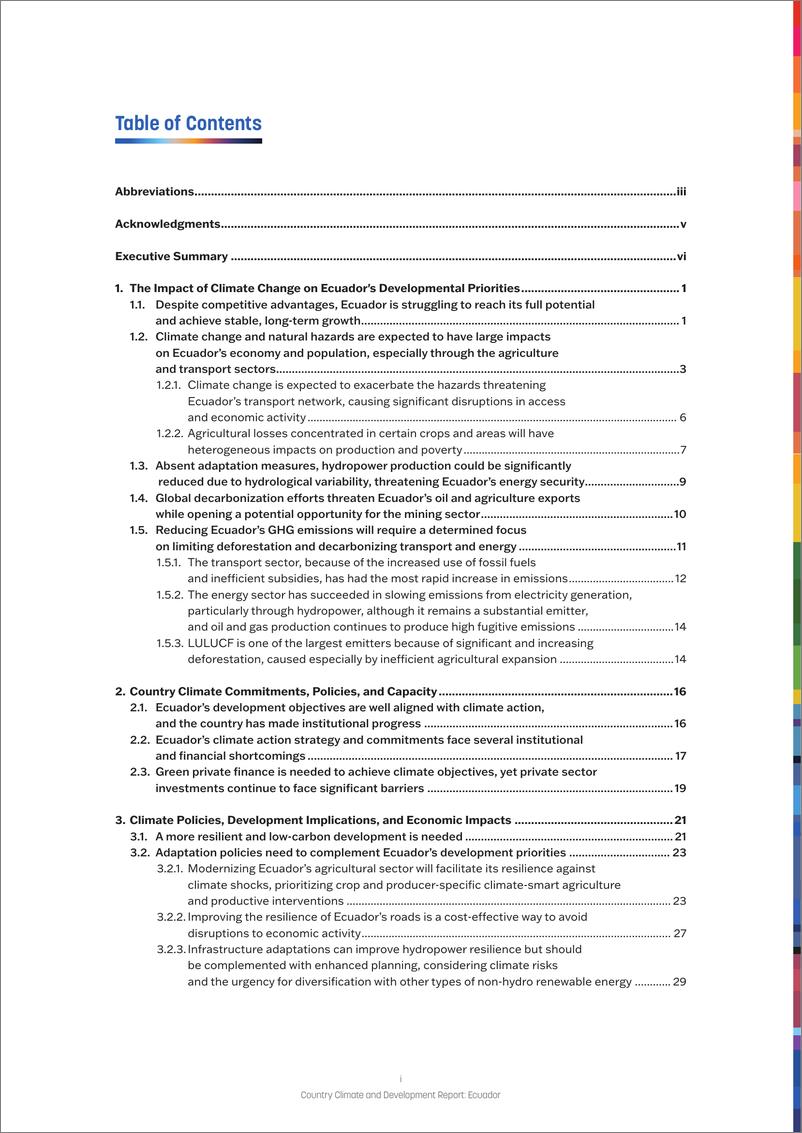 《世界银行-厄瓜多尔国家气候与发展报告（英）-2024.9-90页》 - 第3页预览图