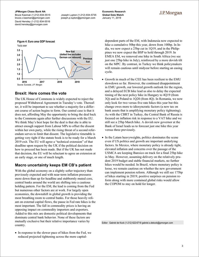 《J.P. 摩根-全球-宏观策略-全球宏观数据观察-2019.1.11-84页》 - 第4页预览图