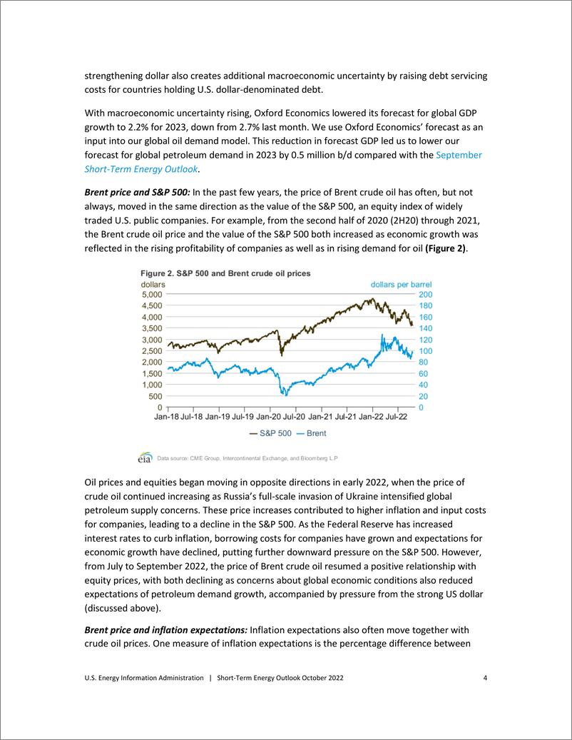 《2022年10月美国短期能源展望（英）-54页》 - 第5页预览图
