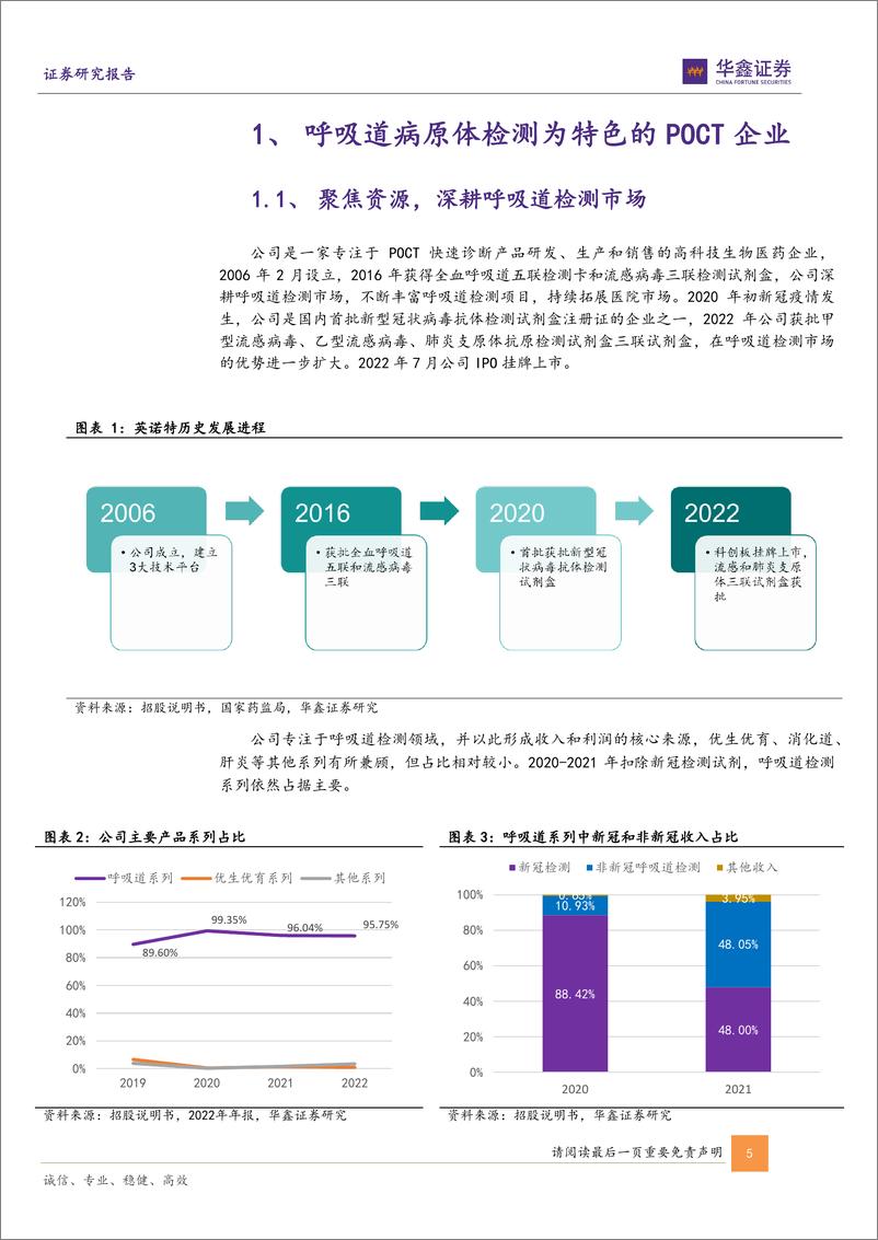 《深度报告-20240113-华鑫证券-英诺特-688253.SH-公司深度报独家多联检测优深耕呼吸道检测市232mb》 - 第5页预览图