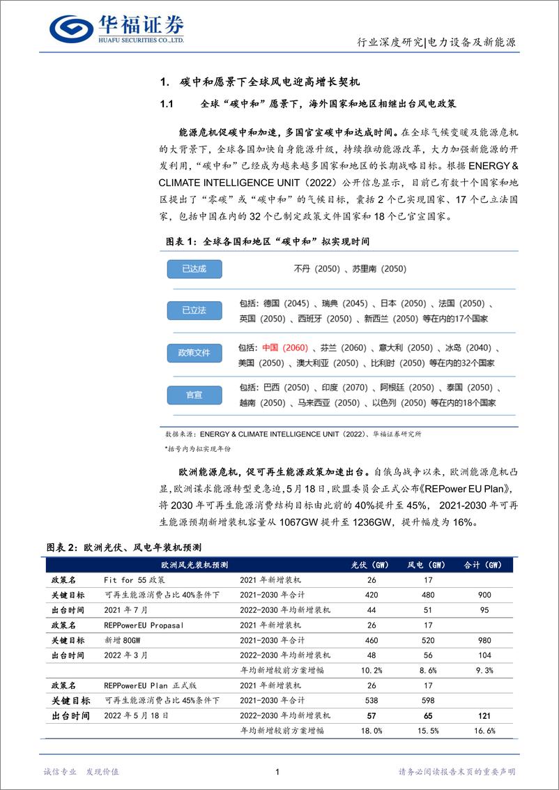 《电力设备及新能源行业海上风电小专题：降本持续进行、平价还需时日-20221226-华福证券-16页》 - 第4页预览图