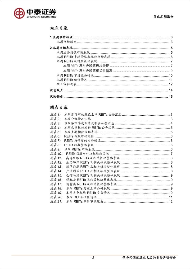 《房地产行业：本周两单REITs上市，市场规模达50单-241110-中泰证券-16页》 - 第2页预览图