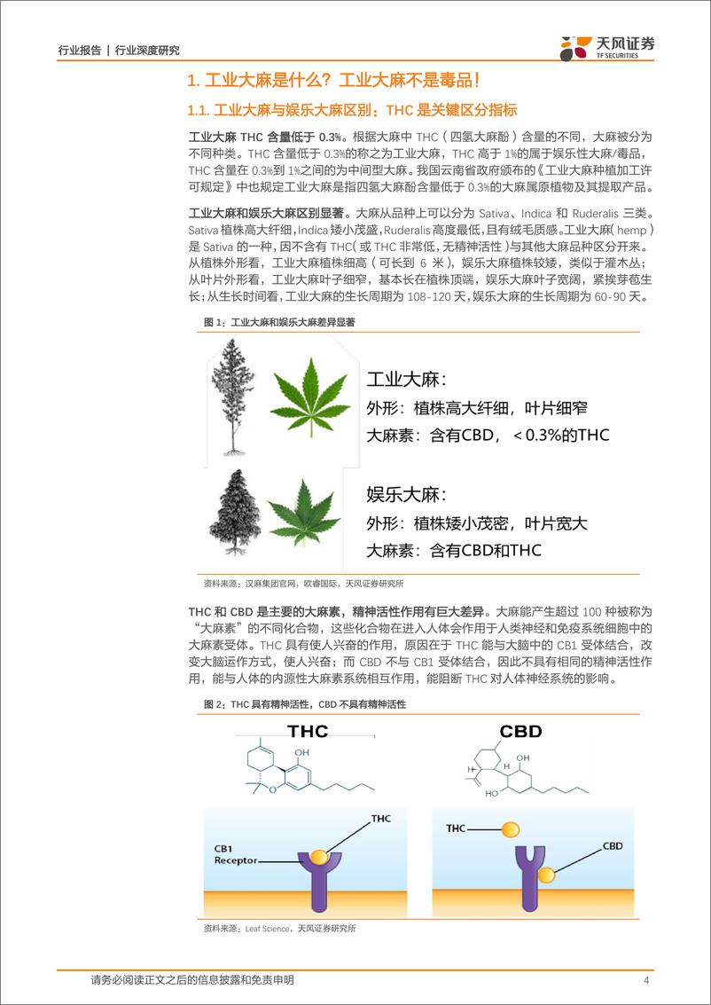 《工业大麻非毒品，发达国家合法化潮流下行业发展强劲！-20190303-天风证券-26页》 - 第5页预览图