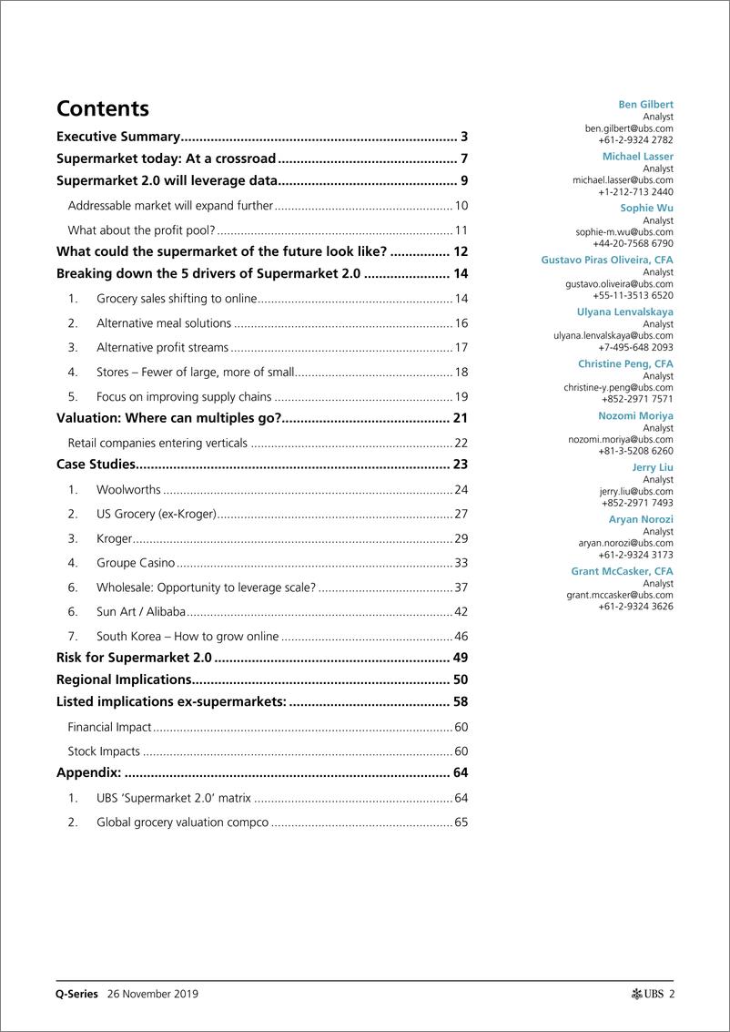 《瑞银-全球-食品零售业-超市的未来：跳水、生存还是繁荣？-2019.11.26-79页》 - 第3页预览图