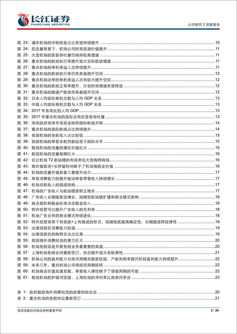 《机场服务行业研究框架：核心资产的黄金时代，确定性中优选弹性-20190303-长江证券-24页》 - 第4页预览图