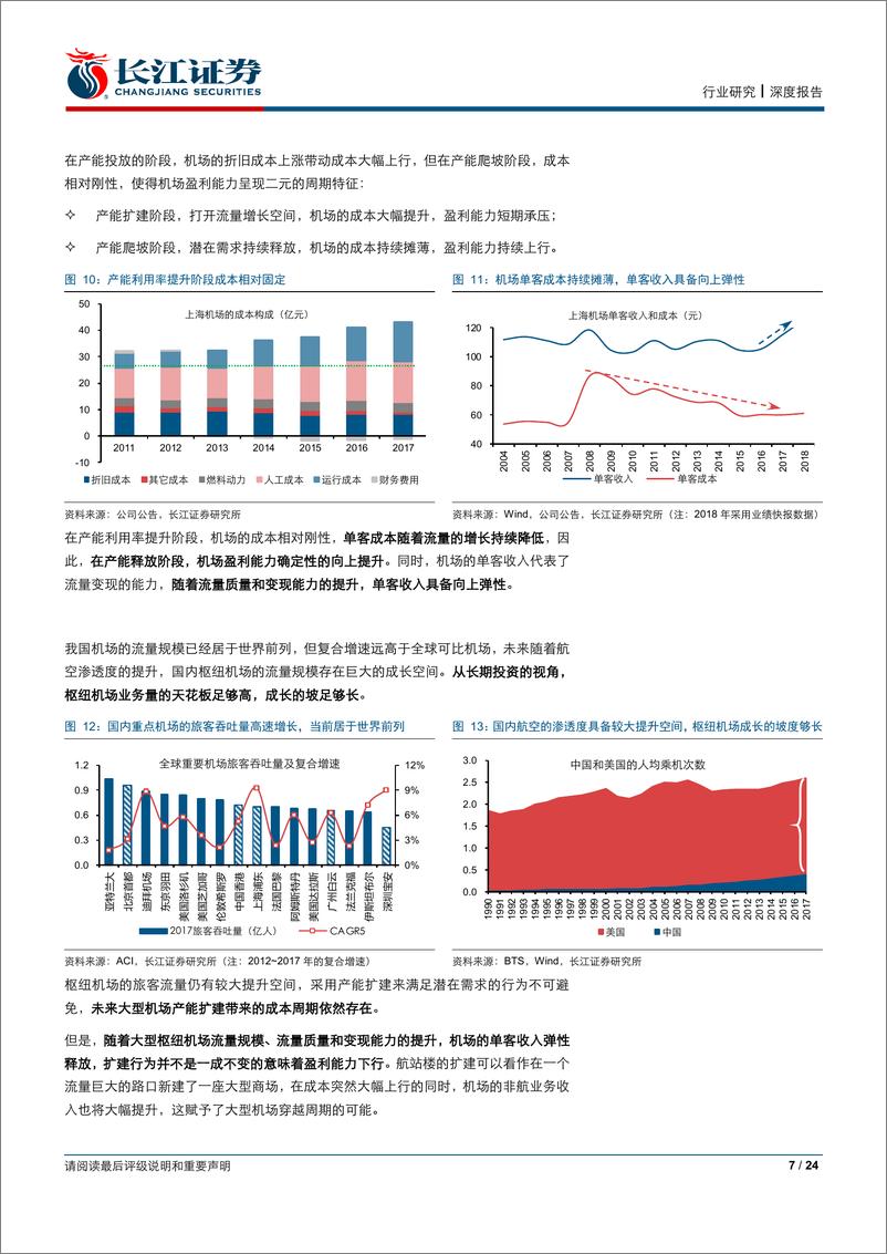 《机场服务行业研究框架：核心资产的黄金时代，确定性中优选弹性-20190303-长江证券-24页》 - 第8页预览图