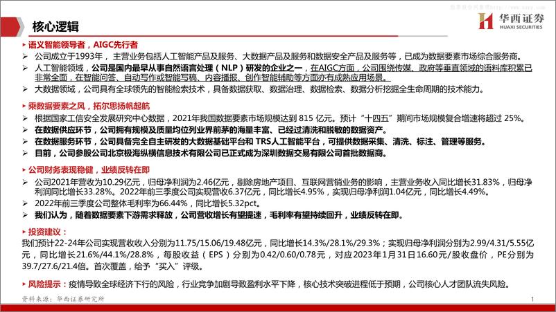 《2023年  【41页】拓尔思 AIGC先行者，踏数据要素之浪》 - 第2页预览图