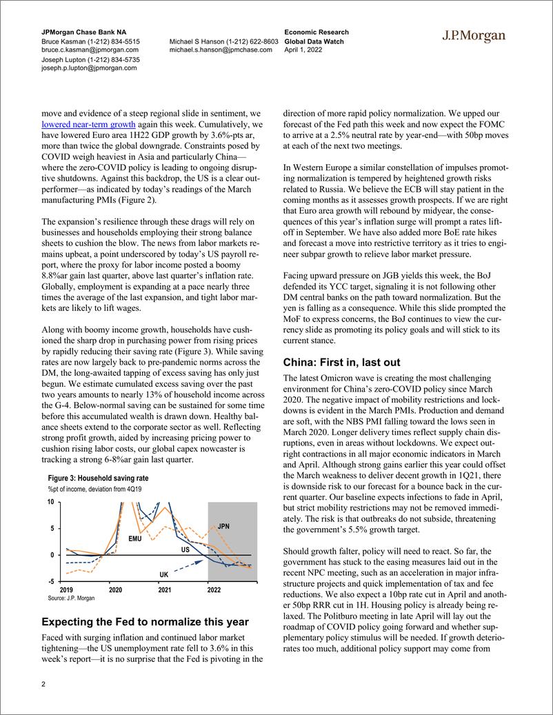 《J.P. 摩根-全球宏观策略之全球宏观数据观察-2022.4.1-93页》 - 第3页预览图