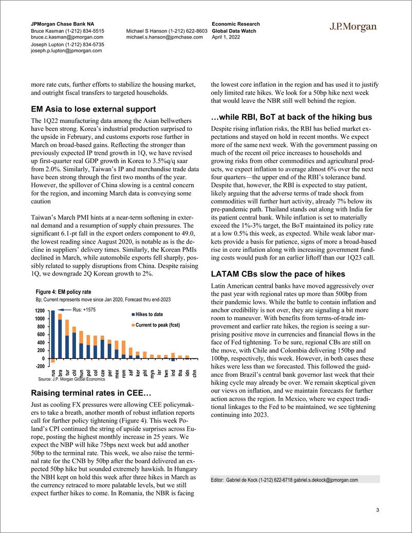《J.P. 摩根-全球宏观策略之全球宏观数据观察-2022.4.1-93页》 - 第4页预览图