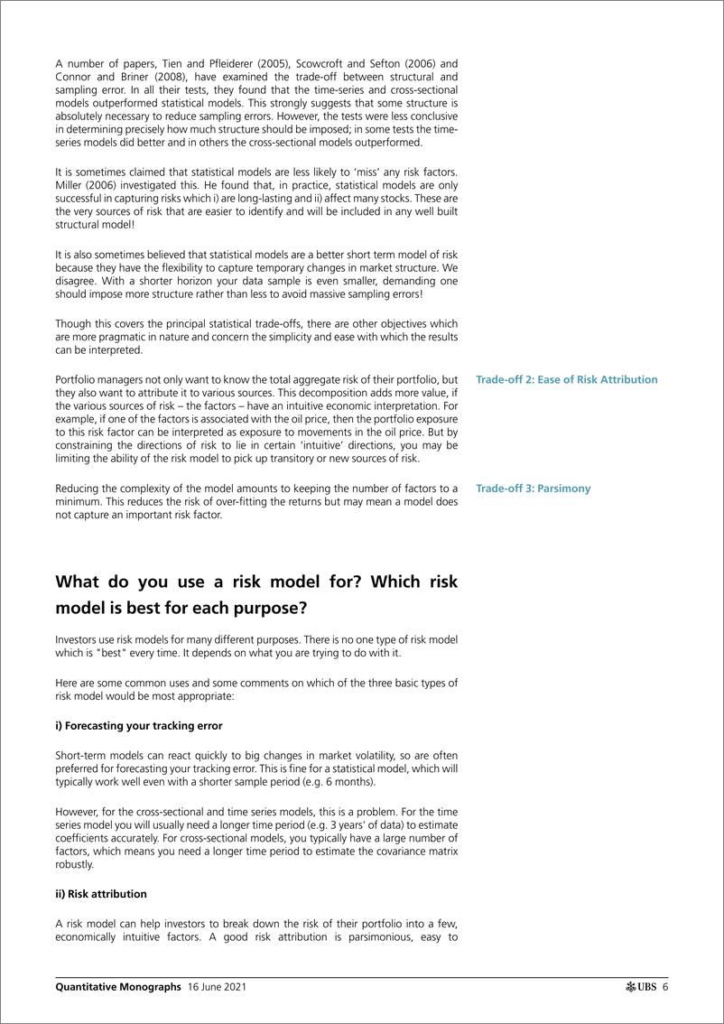 《瑞银-全球量化策略：你的风险模型能预测你的风险吗？-2021.6.16-25页》 - 第7页预览图