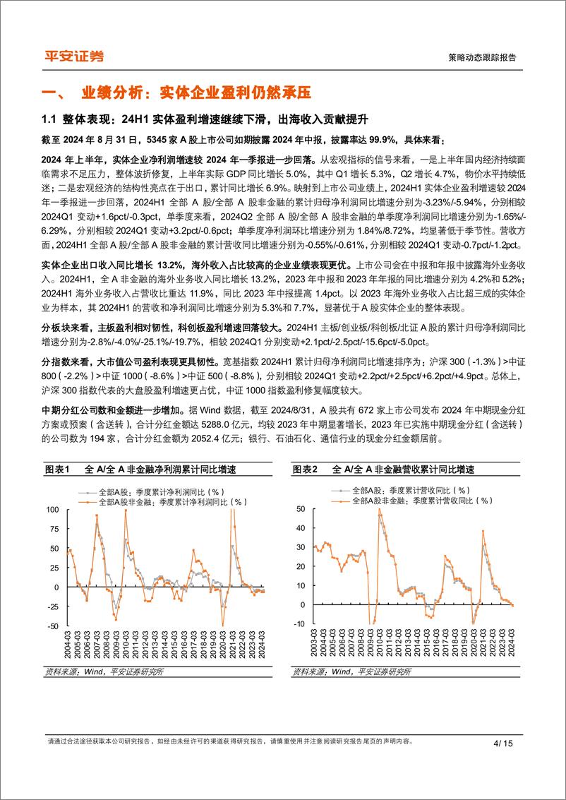 《2024年中报业绩综述：出口链%2b科技景气占优-240903-平安证券-15页》 - 第4页预览图