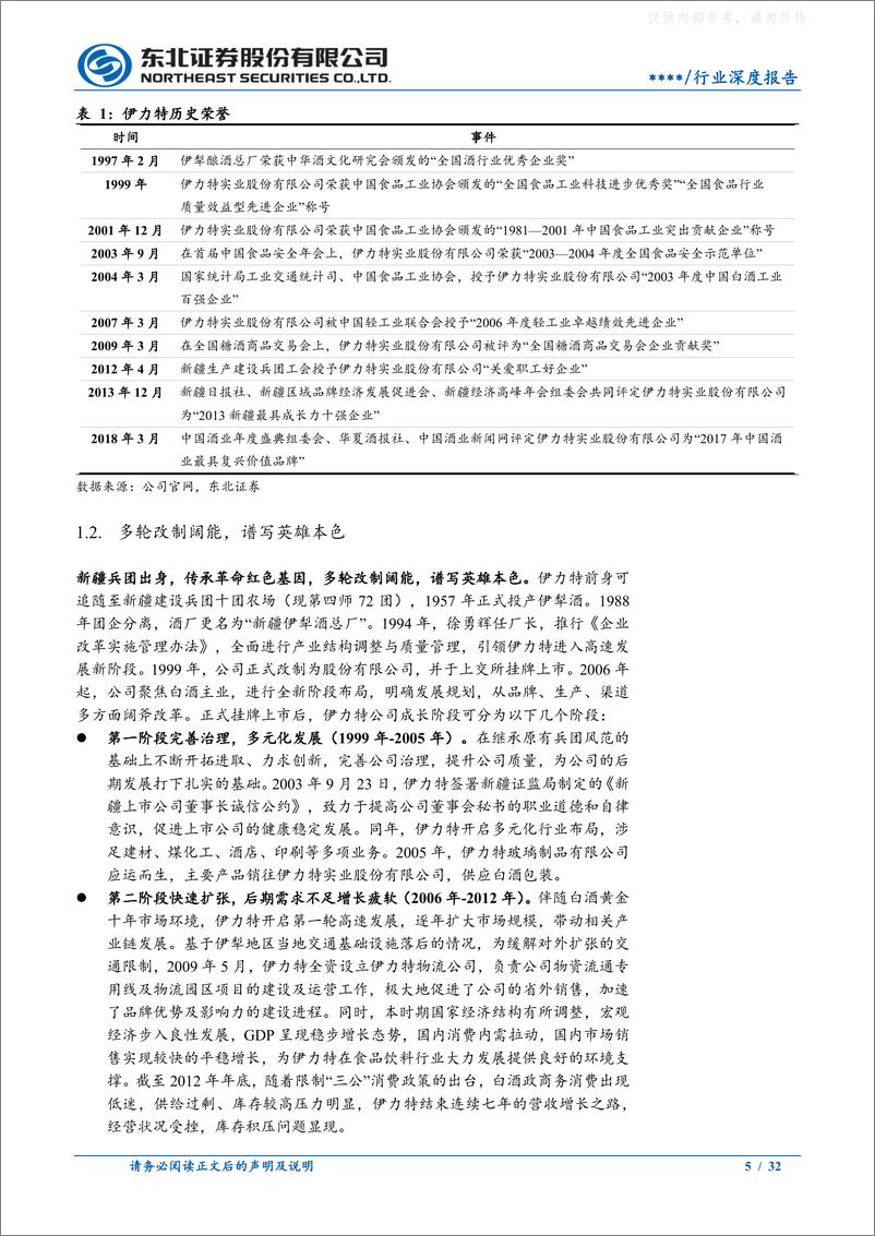 《东北证券-伊力特(600197)新疆第一酒，疫后复苏重迎高增长-230628》 - 第5页预览图