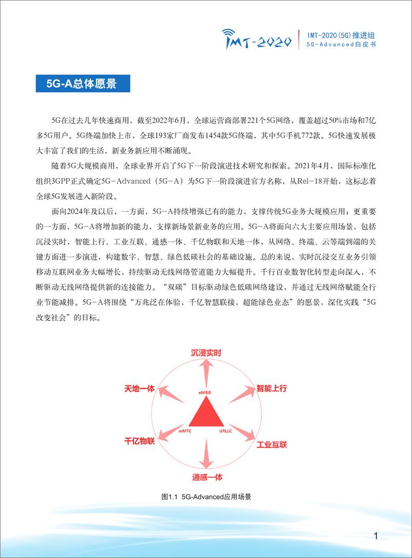 《5G-Advanced白皮书+场景需求与关键技术+-+定稿版-74页》 - 第4页预览图