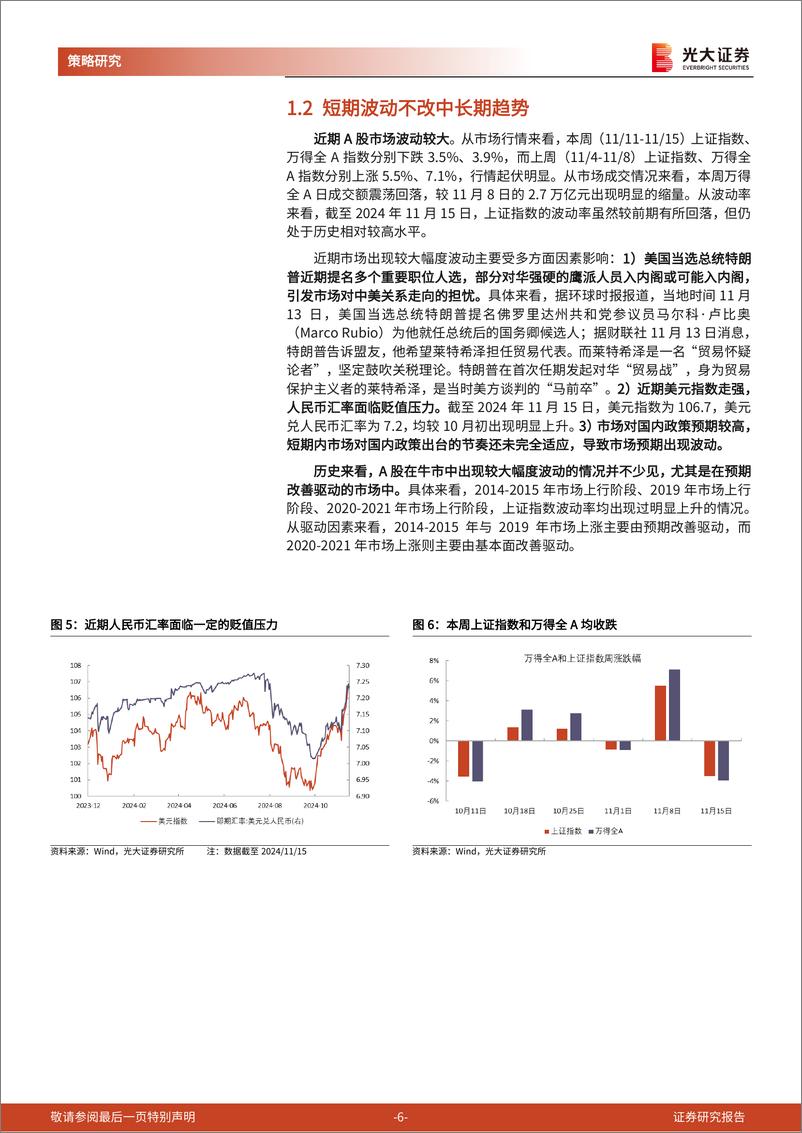 《策略周专题(2024年11月第2期)：短期波动不改中长期趋势-241116-光大证券-19页》 - 第6页预览图