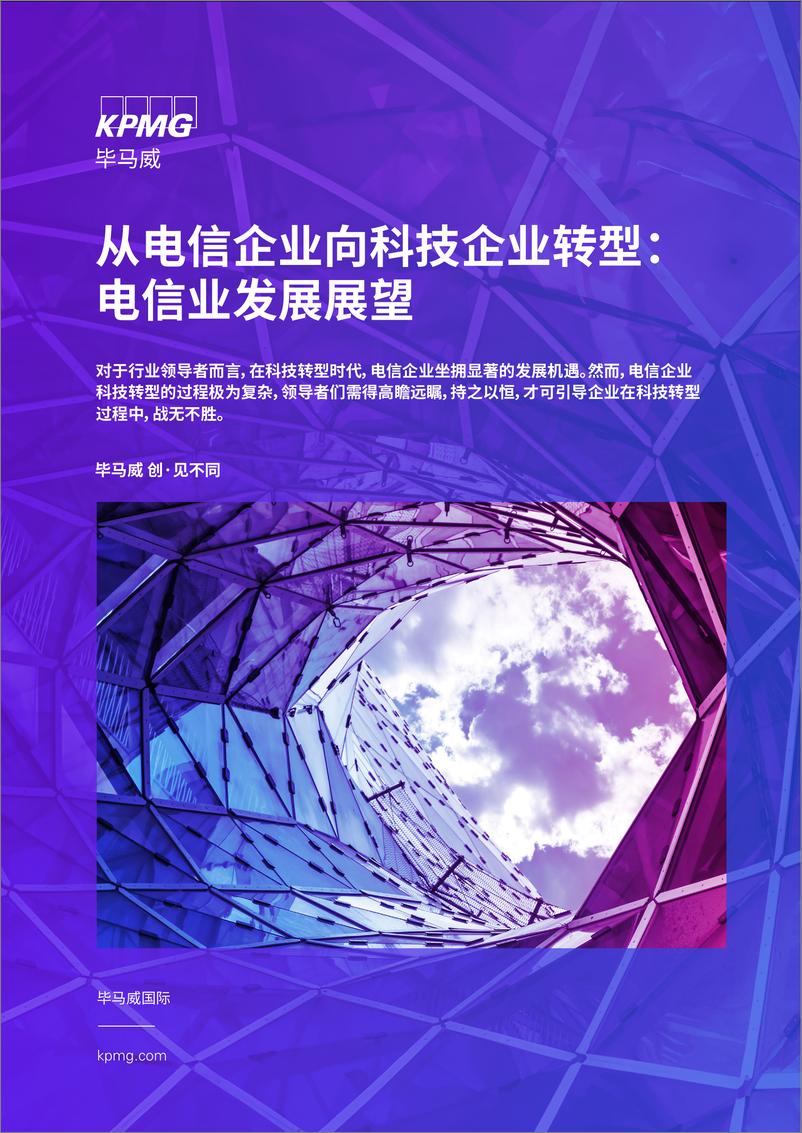 《从电信企业向科技企业转型：电信业发展展望-24页》 - 第1页预览图